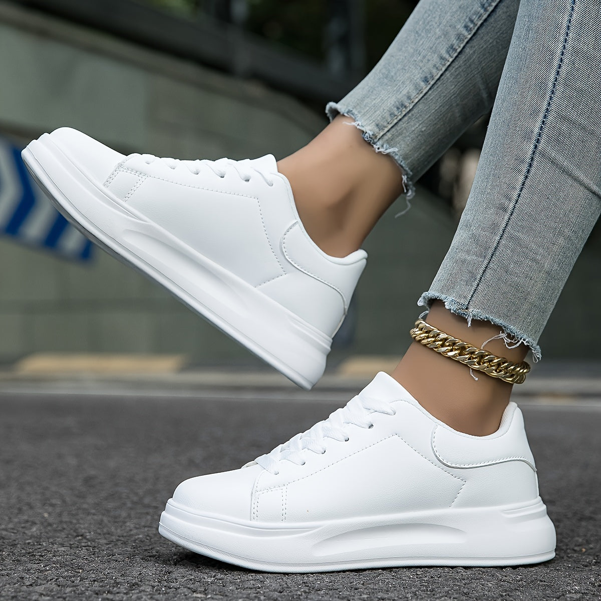 Minimalistischer und lässiger Damen-Sneaker