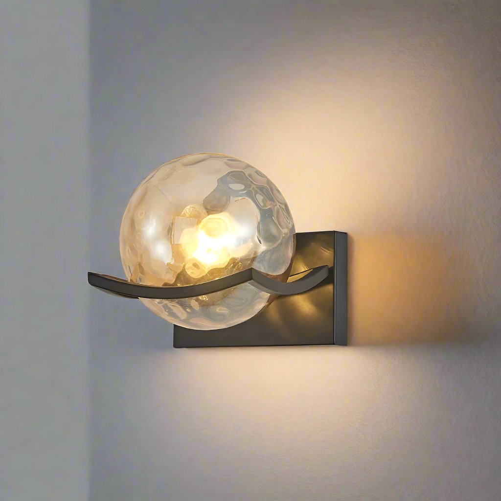 Moderne LED-Glaswandleuchte für die Heimdekoration