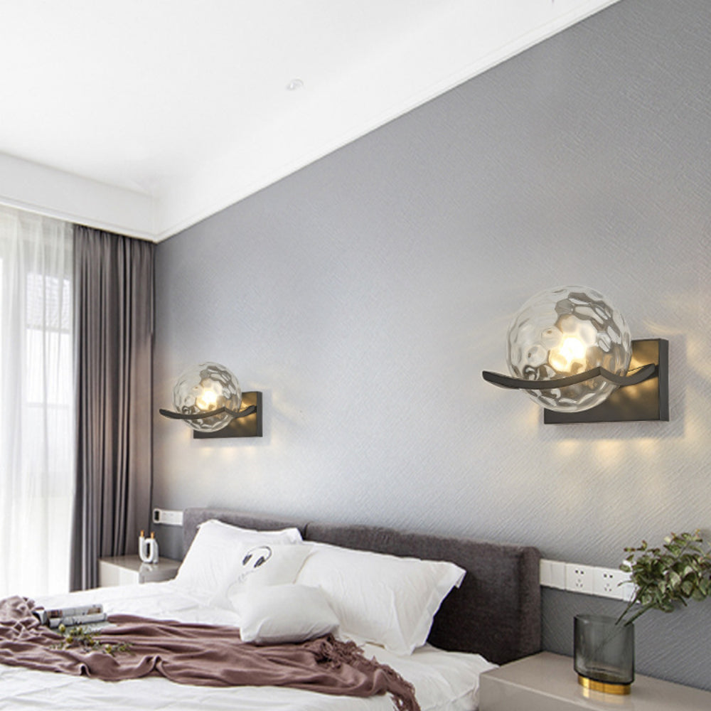 Moderne LED-Glaswandleuchte für die Heimdekoration