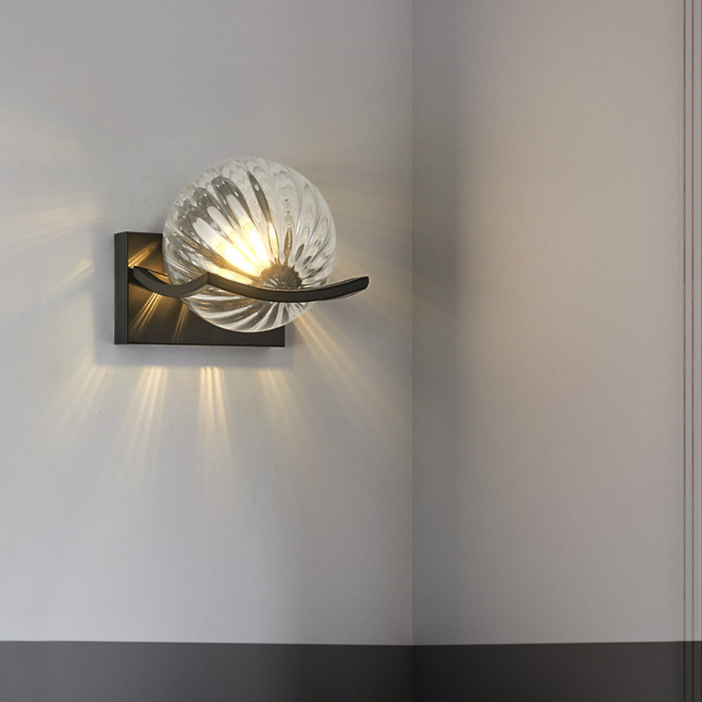 Moderne LED-Glaswandleuchte für die Heimdekoration