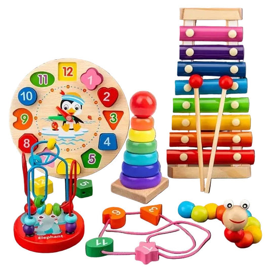 Montessori 5-in-1 Lernspielzeug für Babys