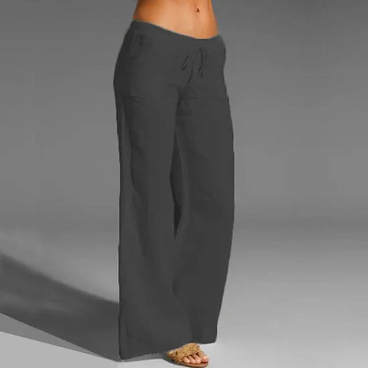 Damenhose mit weitem Bein