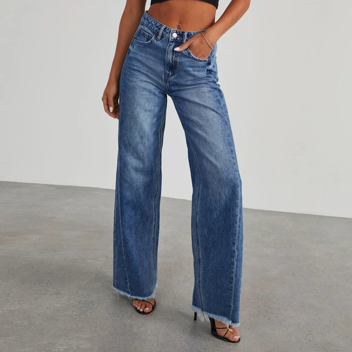 Damenjeans | Weite Jeans für Freizeit- und City-Outfits