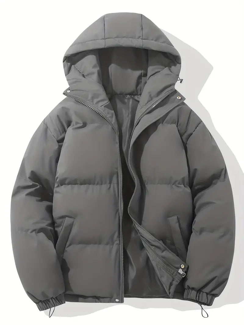 Damen-Pufferjacke mit Kapuze