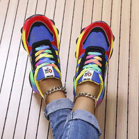 Orthopädische Damen-Sneaker in Regenbogenfarben – leicht und bequem