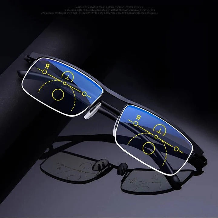 Smarte progressive Lesebrille mit Blaulicht- und UV-Schutz