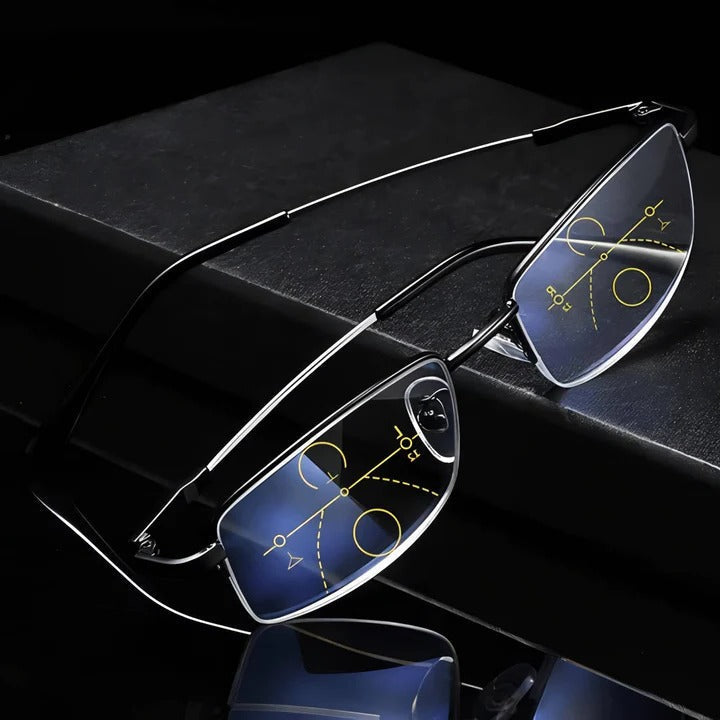 Smarte progressive Lesebrille mit Blaulicht- und UV-Schutz