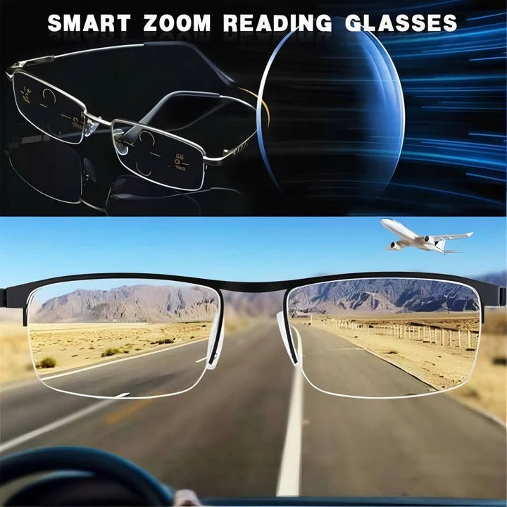 Smarte progressive Lesebrille mit Blaulicht- und UV-Schutz