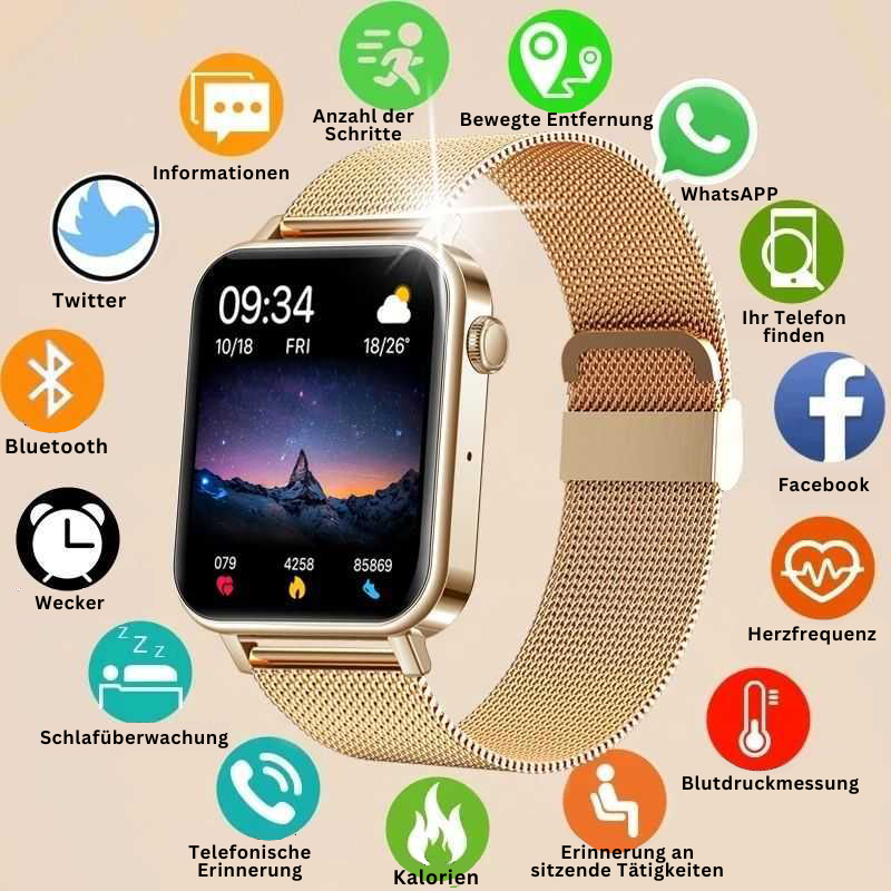 Smartwatch - Armbanduhr mit fortschrittlichen Funktionen