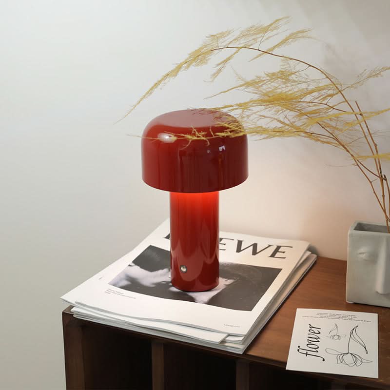Italienische dimmbare kabellose LED-Tischlampe in Pilzform