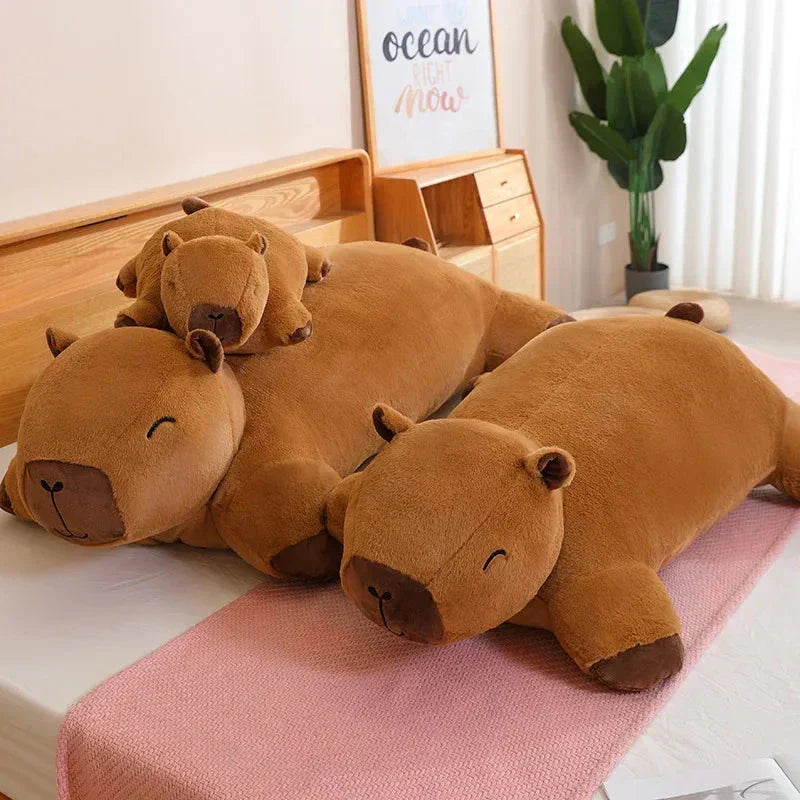 Riesen-Wasserschwein-Plüschtier zum Kuscheln und Abstützen