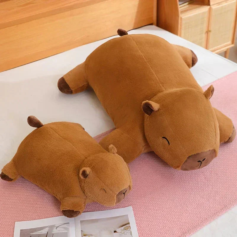 Riesen-Wasserschwein-Plüschtier zum Kuscheln und Abstützen