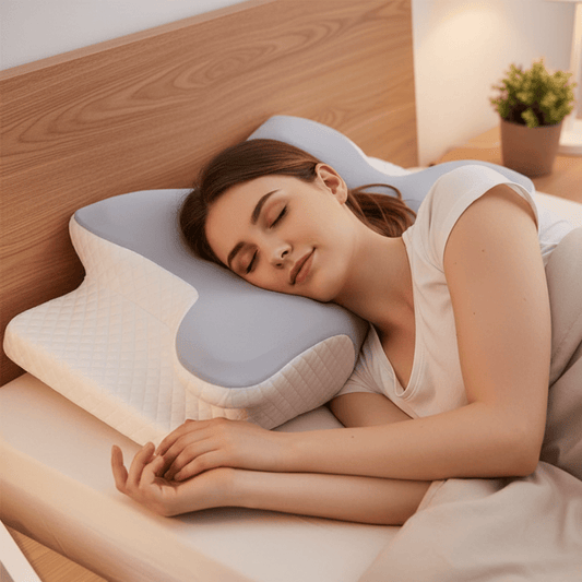 Orthopädisches Memory-Foam-Kissen zur Linderung von Nacken- und Schulterschmerzen