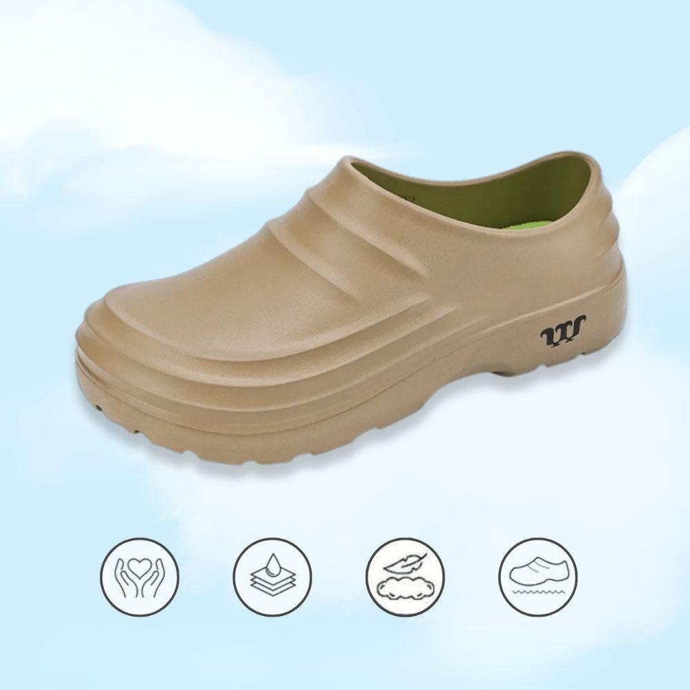 Clogs mit orthopädischer Unterstützung zur Schmerzlinderung und für ganztägigen Komfort