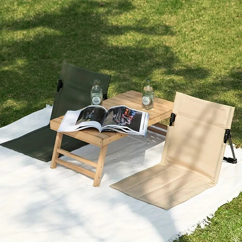 Klappbarer Campingstuhl mit ergonomischem Komfort und geringem Gewicht für Outdoor-Aktivitäten, Reisen und Camping