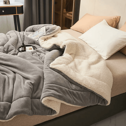 Plüsch-Fleece-Decke - bequem und weich - in mehreren Grössen