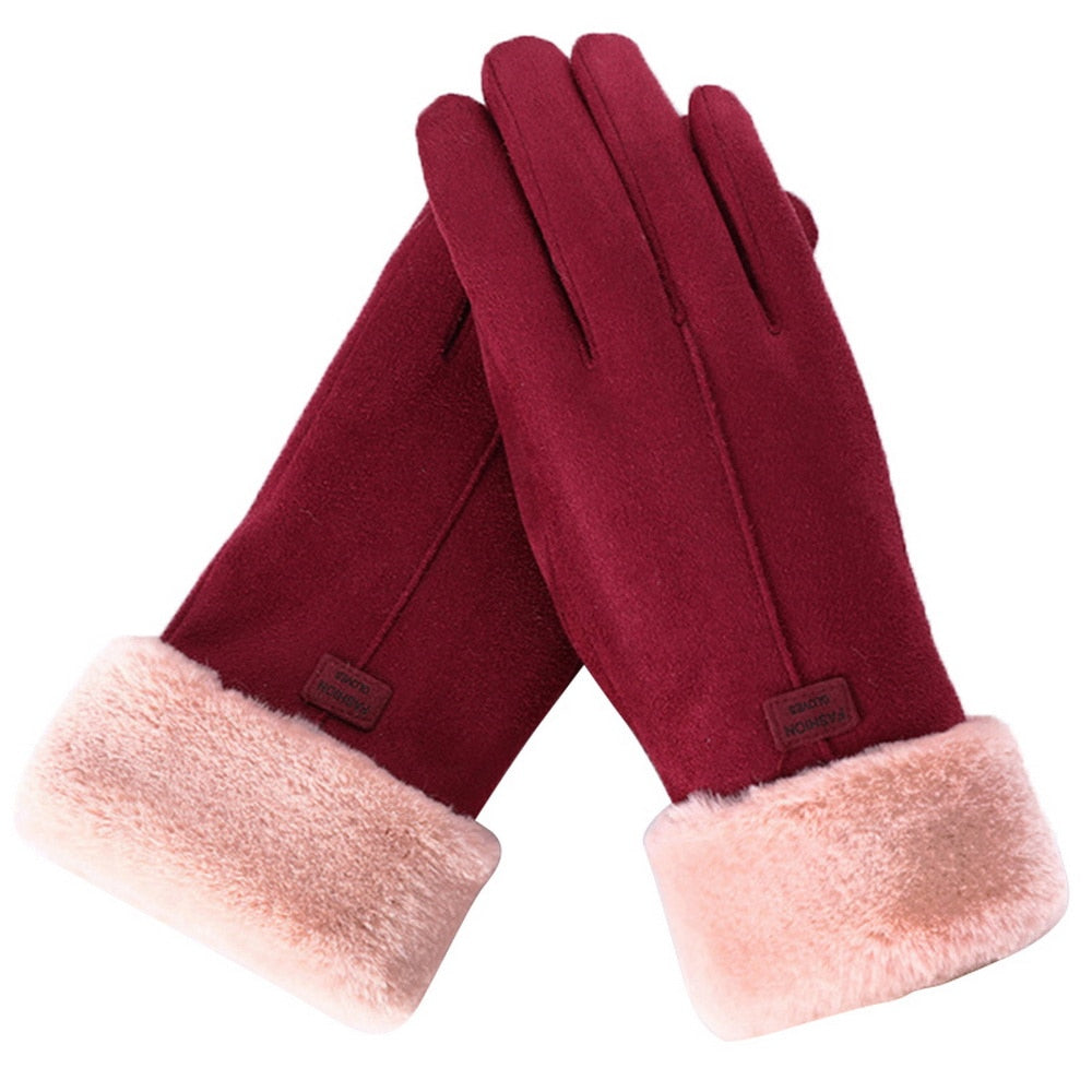Plüschhandschuhe | Angenehm warme Handschuhe
