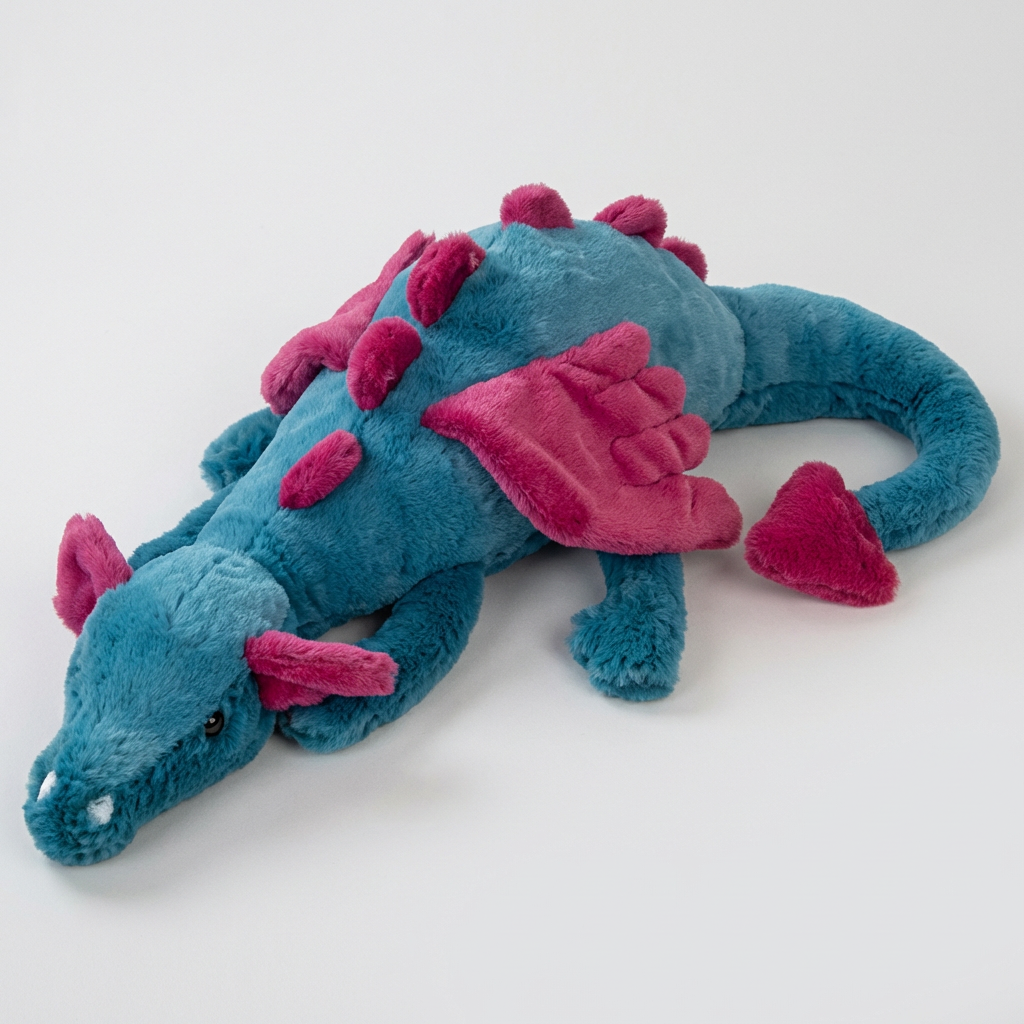 Plüschdrachen-Spielzeug für Kinder, freundlicher Drache mit Schnabel