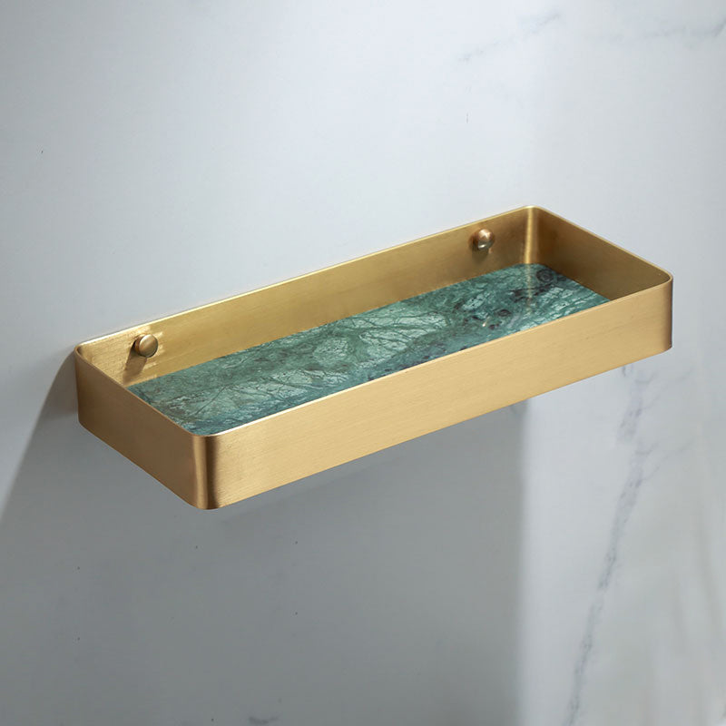 Poliertes Messing Badezimmer-Zubehör-Set mit Marmor-Badezimmerarmaturen