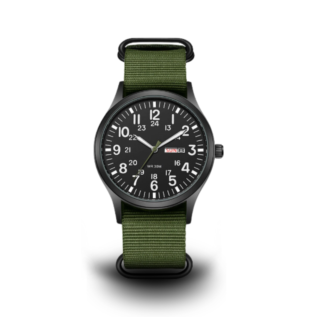 Robuste Herren-Outdoor-Armbanduhr – Wasserdicht und kratzfest