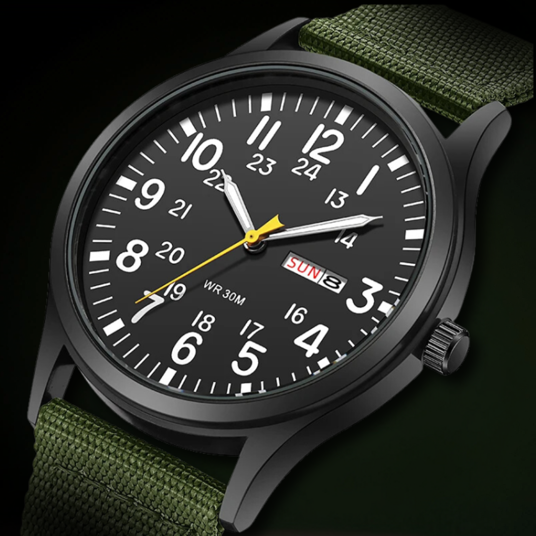 Robuste Herren-Outdoor-Armbanduhr – Wasserdicht und kratzfest