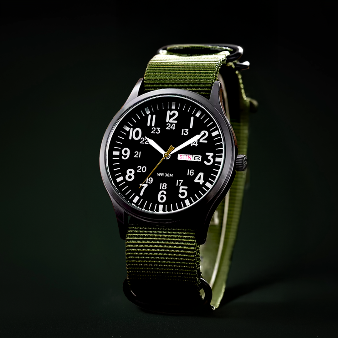 Robuste Herren-Outdoor-Armbanduhr – Wasserdicht und kratzfest