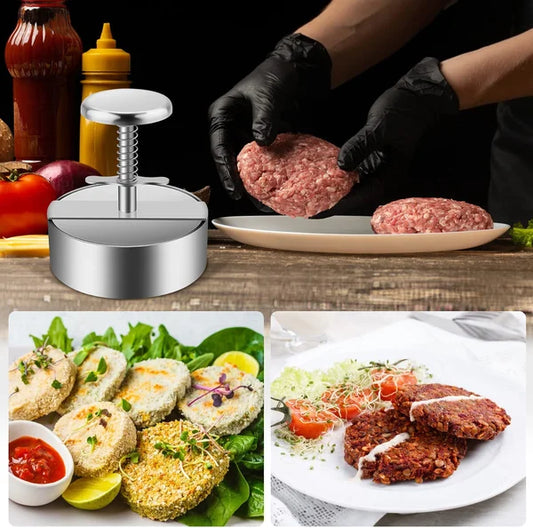 Edelstahl Hamburger-Presse | Perfekt für hausgemachte Patties