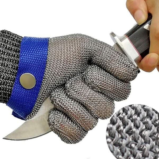 Schutzhandschuh aus Edelstahl - Schnittfest für Küche und Arbeitsschutz