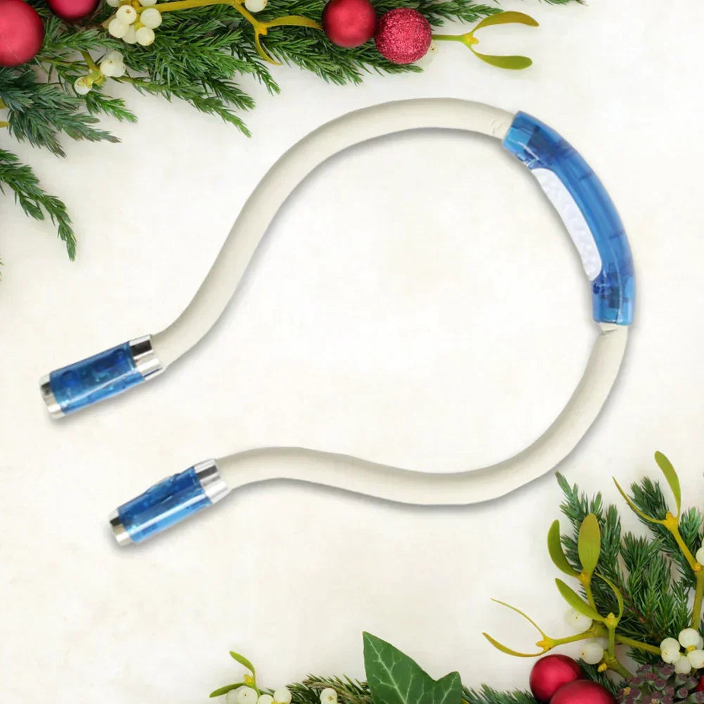Flexible, freihändige Strick- und Häkellampe – LED-Nackenlampe für Handarbeiten und Lesen