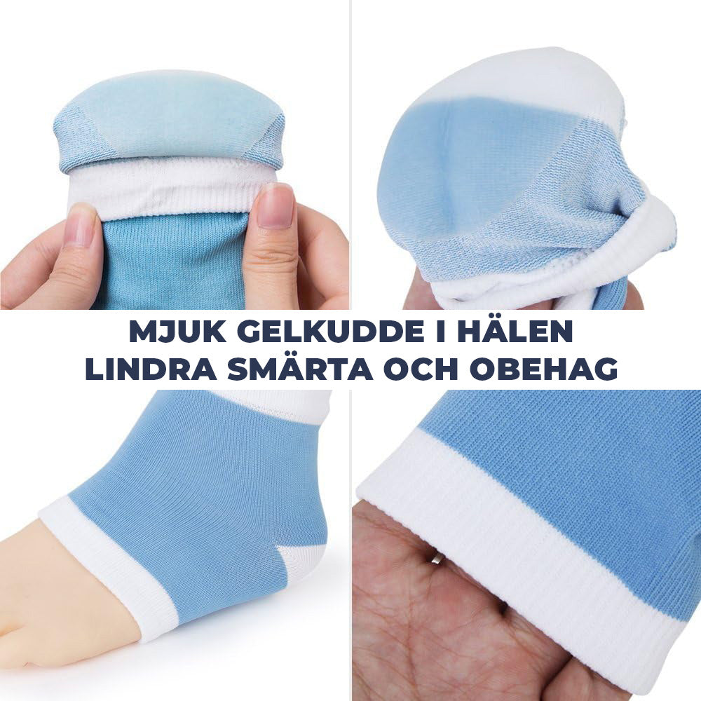 Fersensporn Socken mit Gel-Fersenschutz