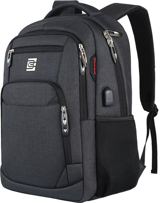 Schlanker Anti-Diebstahl-Laptop-Rucksack mit USB-Ladeanschluss