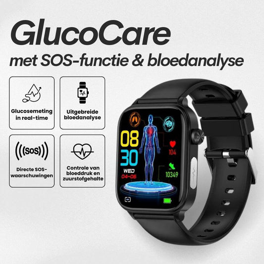 SOS-Smartwatch mit Sturzerkennung und Blutzuckermessung
