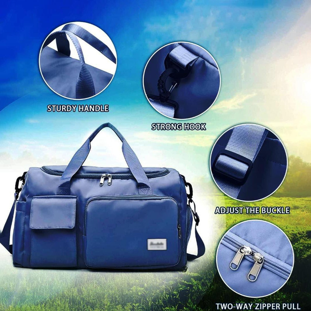 Sport- und Reisetasche mit Fächeraufteilung und Schuhfach