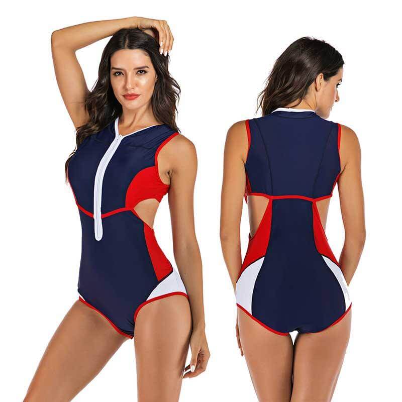 Sportlicher Damen-Einteiler-Badeanzug