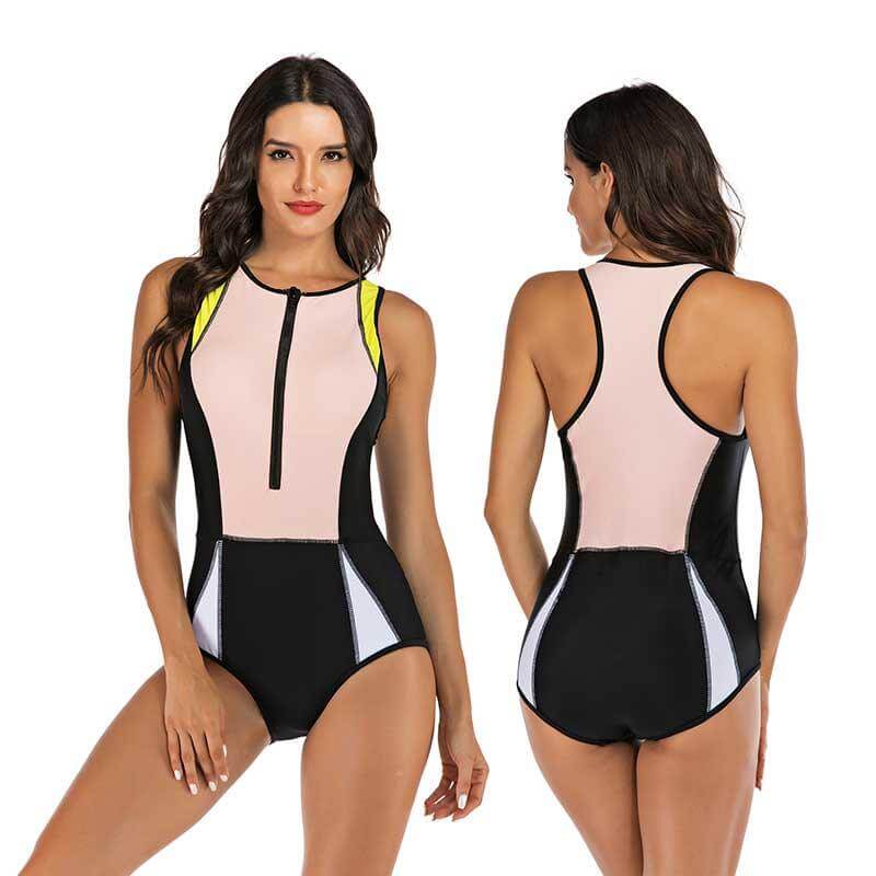 Sportlicher Damen-Einteiler-Badeanzug
