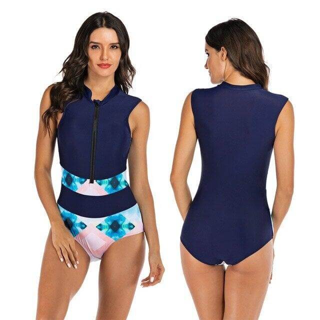Sportlicher Damen-Einteiler-Badeanzug