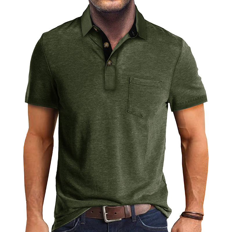 Stilvolles Herren-Poloshirt mit modernem Kragen
