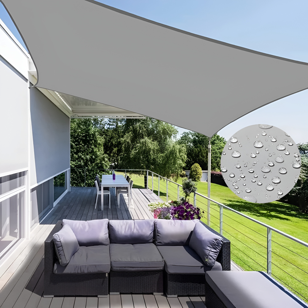 Rechteckiges Sonnensegel für Terrasse und Garten - Effektive Schattenspende, langlebige Ausführung