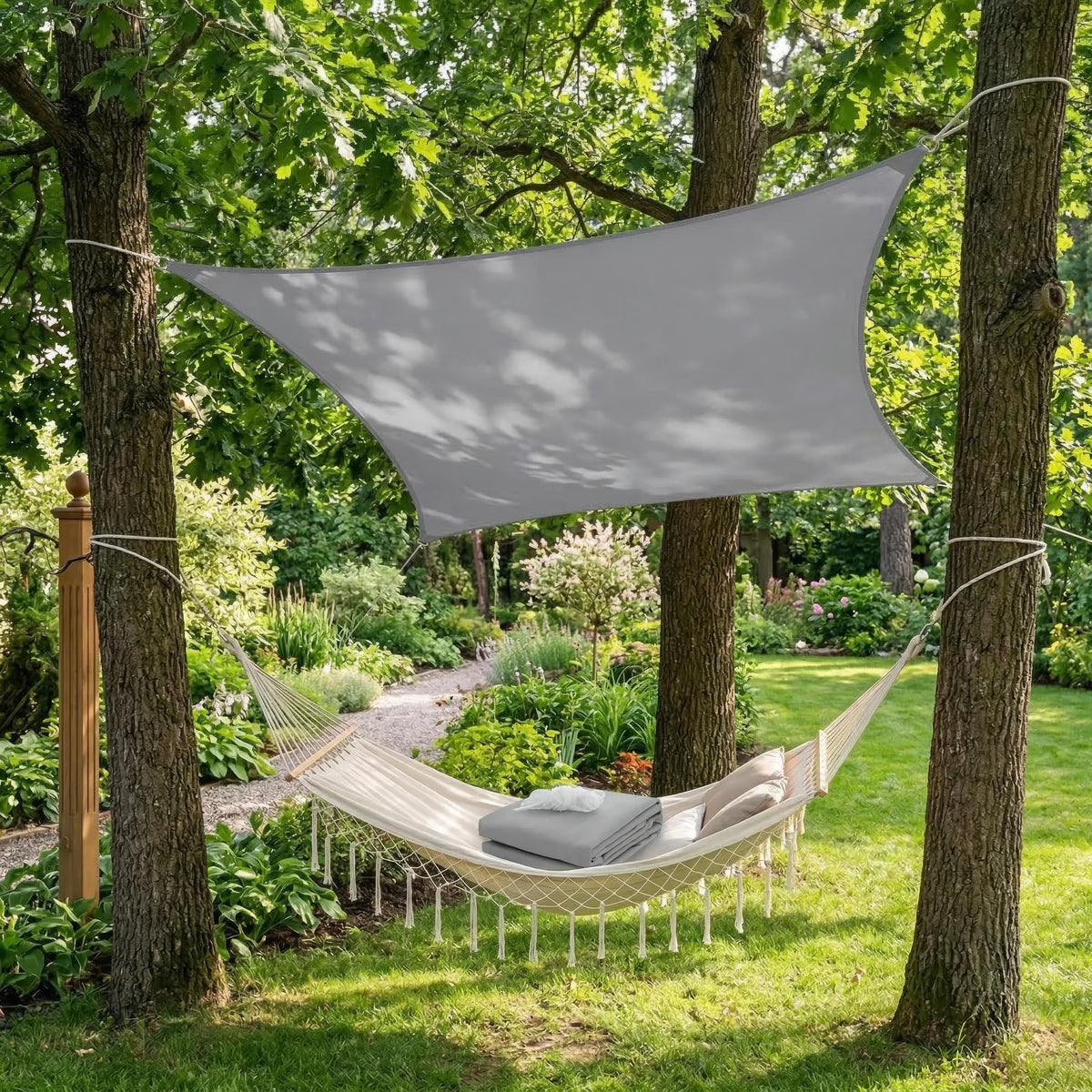 Rechteckiges Sonnensegel für Terrasse und Garten - Effektive Schattenspende, langlebige Ausführung