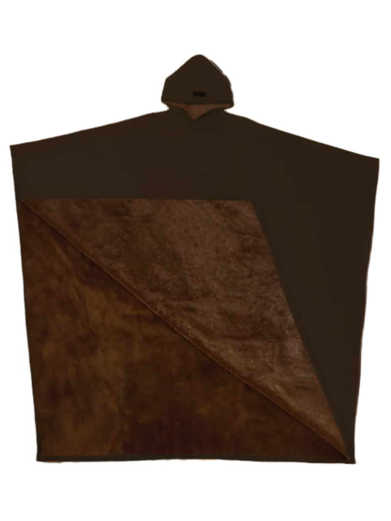 Oversized Kapuzenpullover-Decke mit weichem Futter