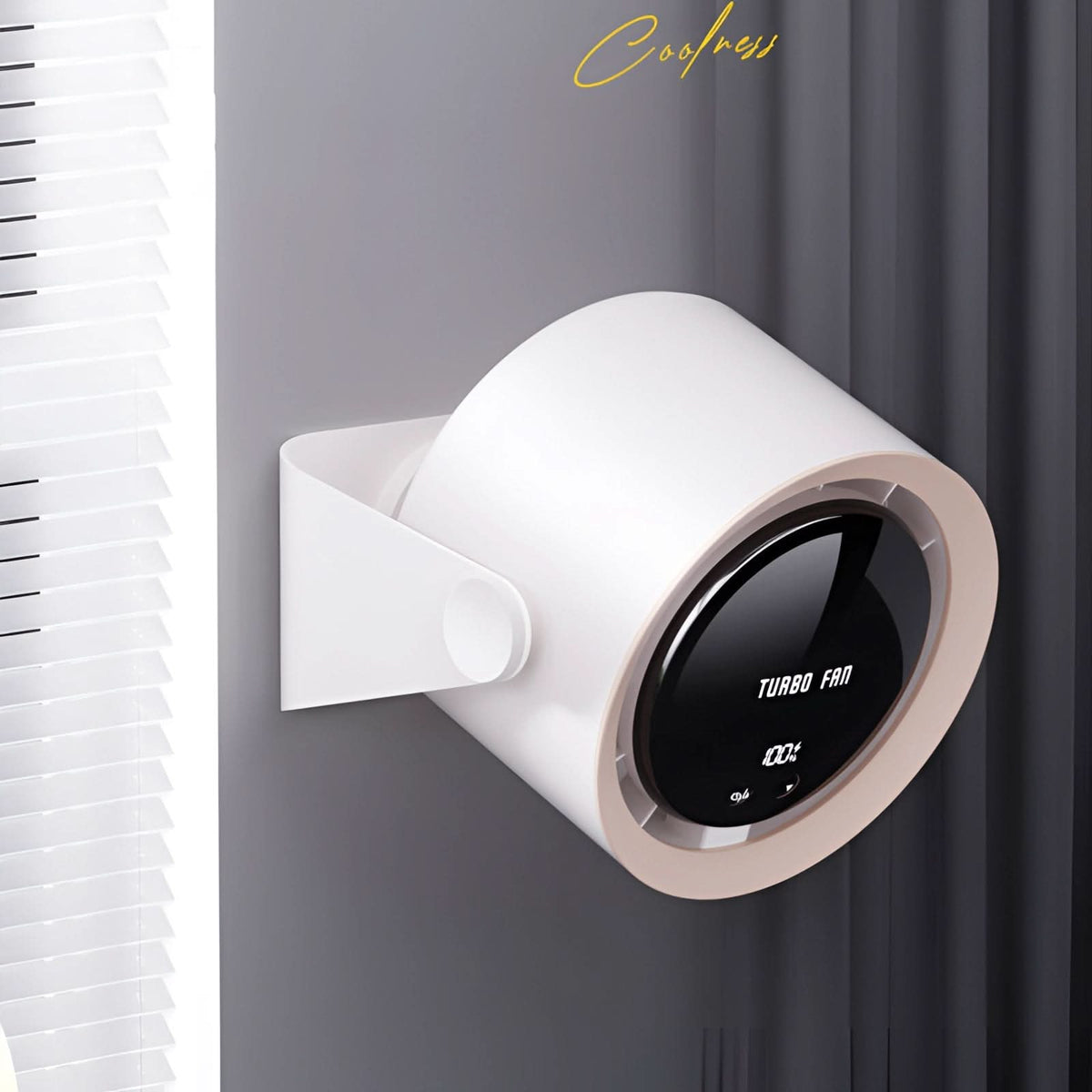 Flügelloser Turbo-Ventilator mit LED-Anzeige und leiser Kühlung