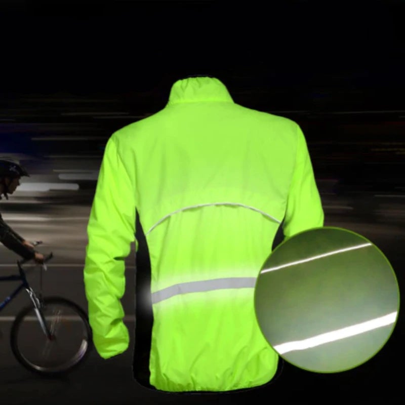 Unisex Velo-Windjacke mit Reflektoren - wasserdicht und winddicht