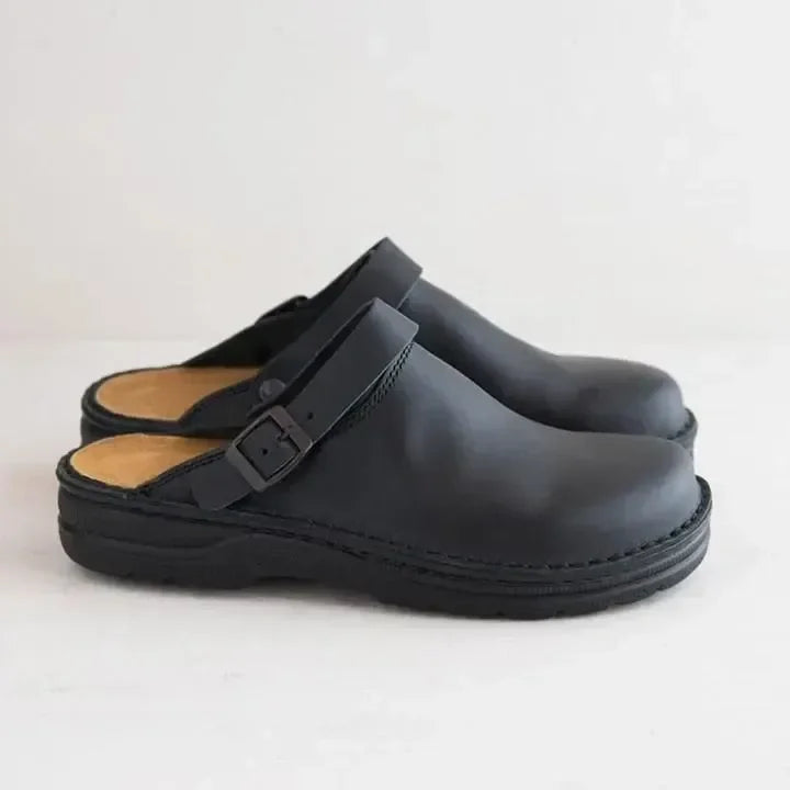 Unisex Clogs mit Schnallenriemen