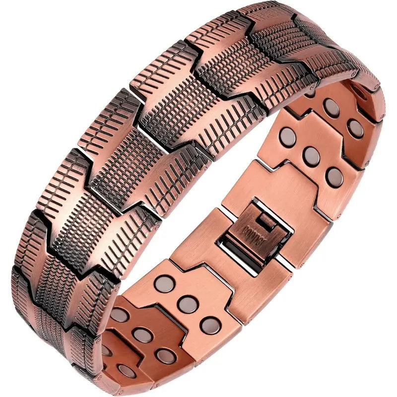 Unisex Kupfer-Magnetarmband für Energie und Balance