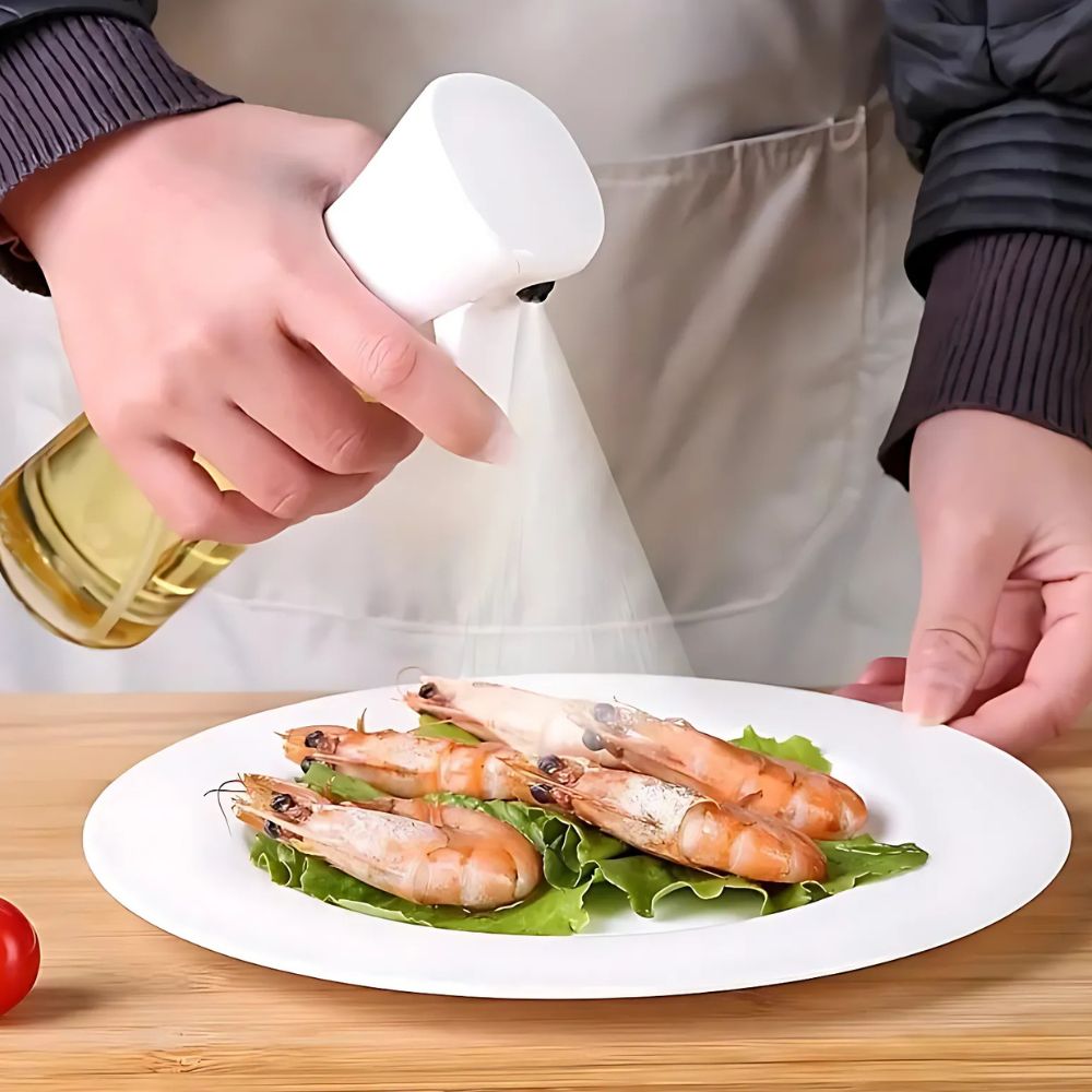 Glas-Ölsprühflasche für präzises Dosieren beim Kochen
