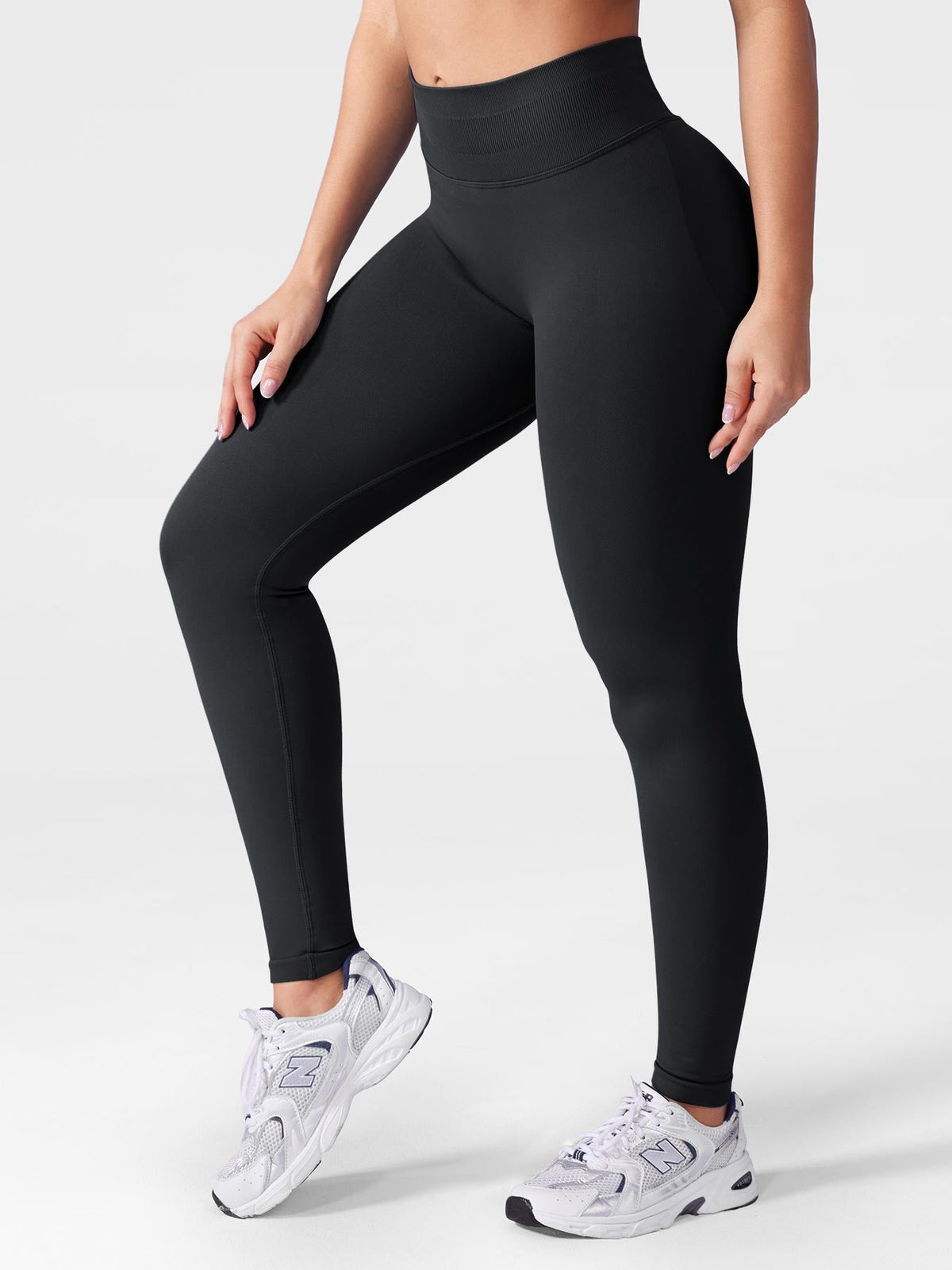 Nahtlose figurformende Leggings – Für hochintensives Training entwickelter Schnitt und feuchtigkeitsableitendes Material