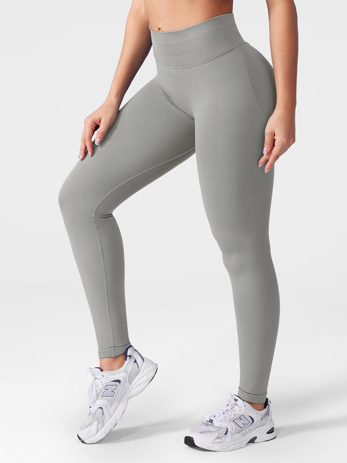 Nahtlose figurformende Leggings – Für hochintensives Training entwickelter Schnitt und feuchtigkeitsableitendes Material