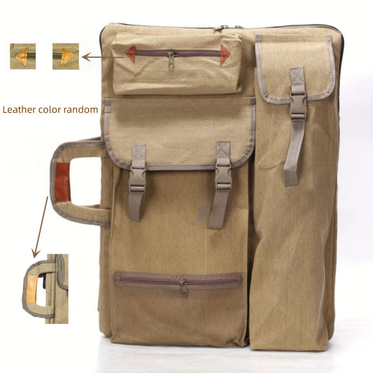 Canvas Zeichenbrett-Rucksack – Praktisch, langlebig und leicht zu tragen