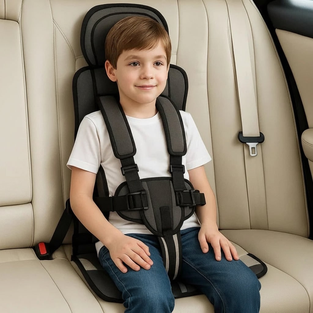 Verstellbarer Kinder-Reisesitz mit Sicherheitsgurt