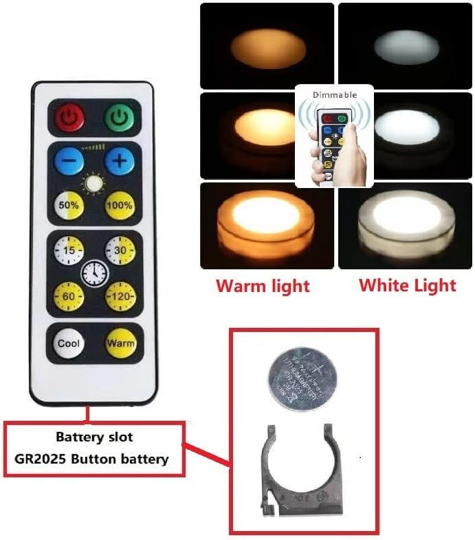 Kabelloses Wandlampen-Set (2er-Pack) mit Fernbedienung – Dimmbare RGB-Wandleuchten mit Timer und Memory-Funktion